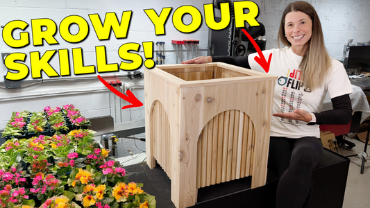 HOW to BUILD Arch Planter Box with Fence Pickets - DIY Woodworking // Intermediate