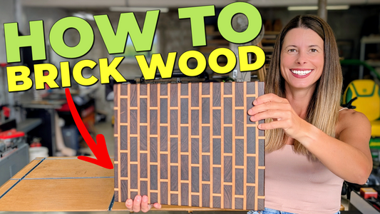 How To Build a Brick Pattern End Grain Cutting Board // DIY Woodworking