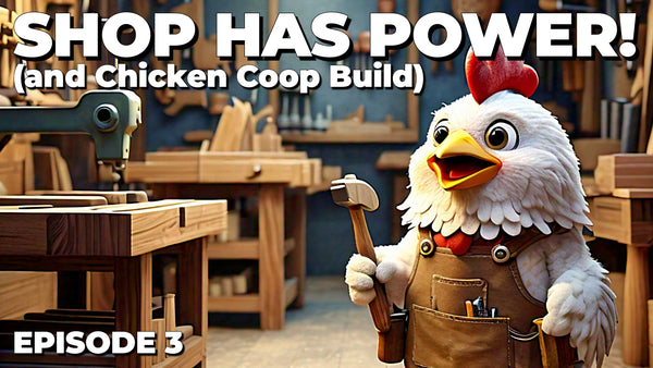 Powering Up! Woodworking Shop Electrical Buildout: (Episode 3)