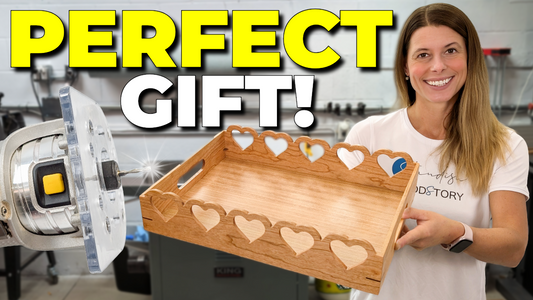 YOU Can BUILD a Heart Tray // DIY Woodworking