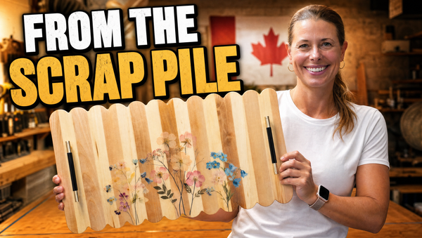 FROM THE SCRAP PILE — Scalloped Harvest Tray YouTube thumbnail