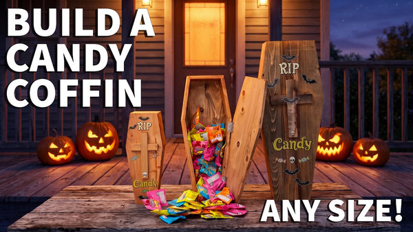 YouTube thumbnail for I Built a Halloween Candy Coffin
