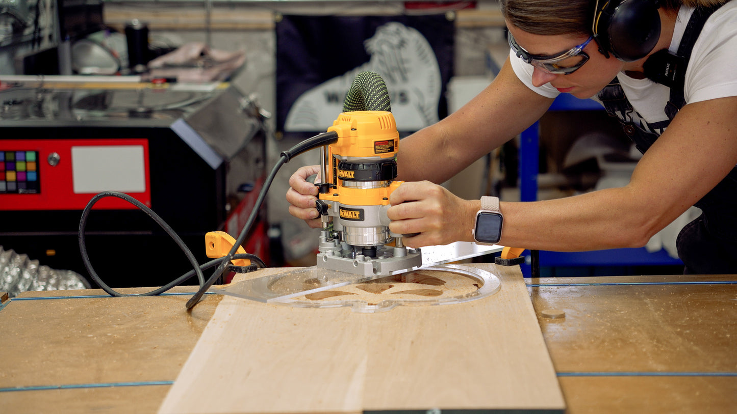 2-In-1 Pumpkin Jack-O-Lantern Face Halloween Router Template