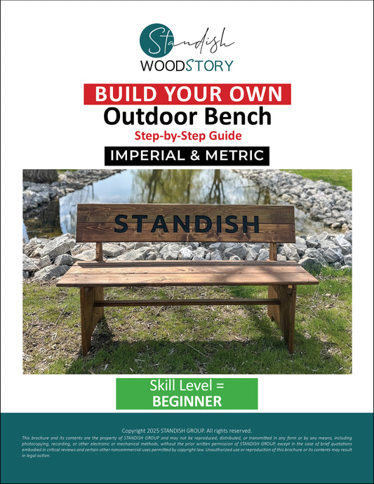 DIY Outdoor Bench  - Woodworking Plans