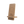White oak phone holder, empty, with its back panel and front ledge