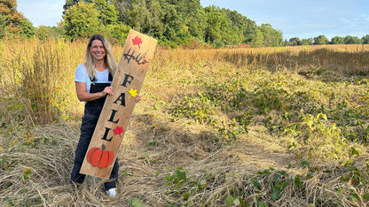 FREE Fall Sign Graphics Package (Print at home + Lightburn SVG)