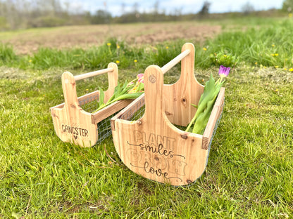 Garden Basket Print-At-Home Templates