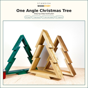One Angle Christmas Tree