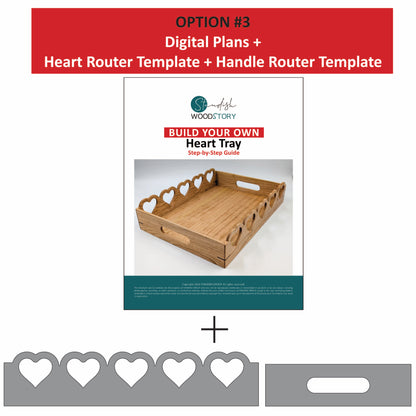 Heart Router Template for Tray Making