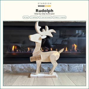 Rudolph The Gold Nose Reindeer