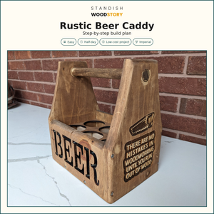 Rustic Beer Caddy
