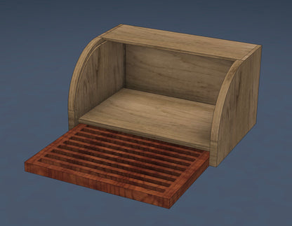 Tambour Breadbox CNC file + SVG + Cut List