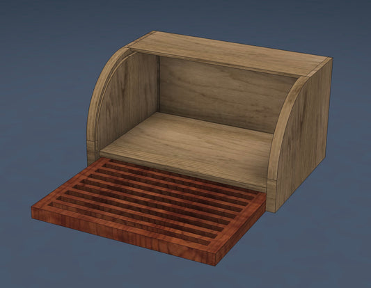 Tambour Breadbox [CNC file + SVG + Cut List]