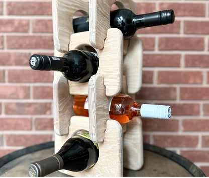 Puzzle Piece Wine Rack