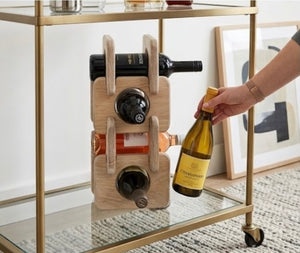 Puzzle Piece Wine Rack