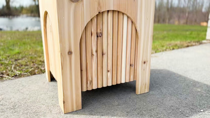 DIY Arch Planter Box  - Woodworking Plans